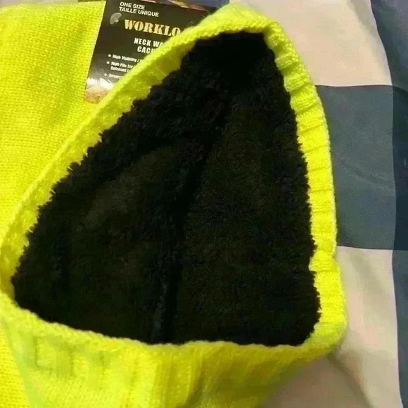 Workload High visibility neck warmer new with tags yellow - Picture 3 of 3